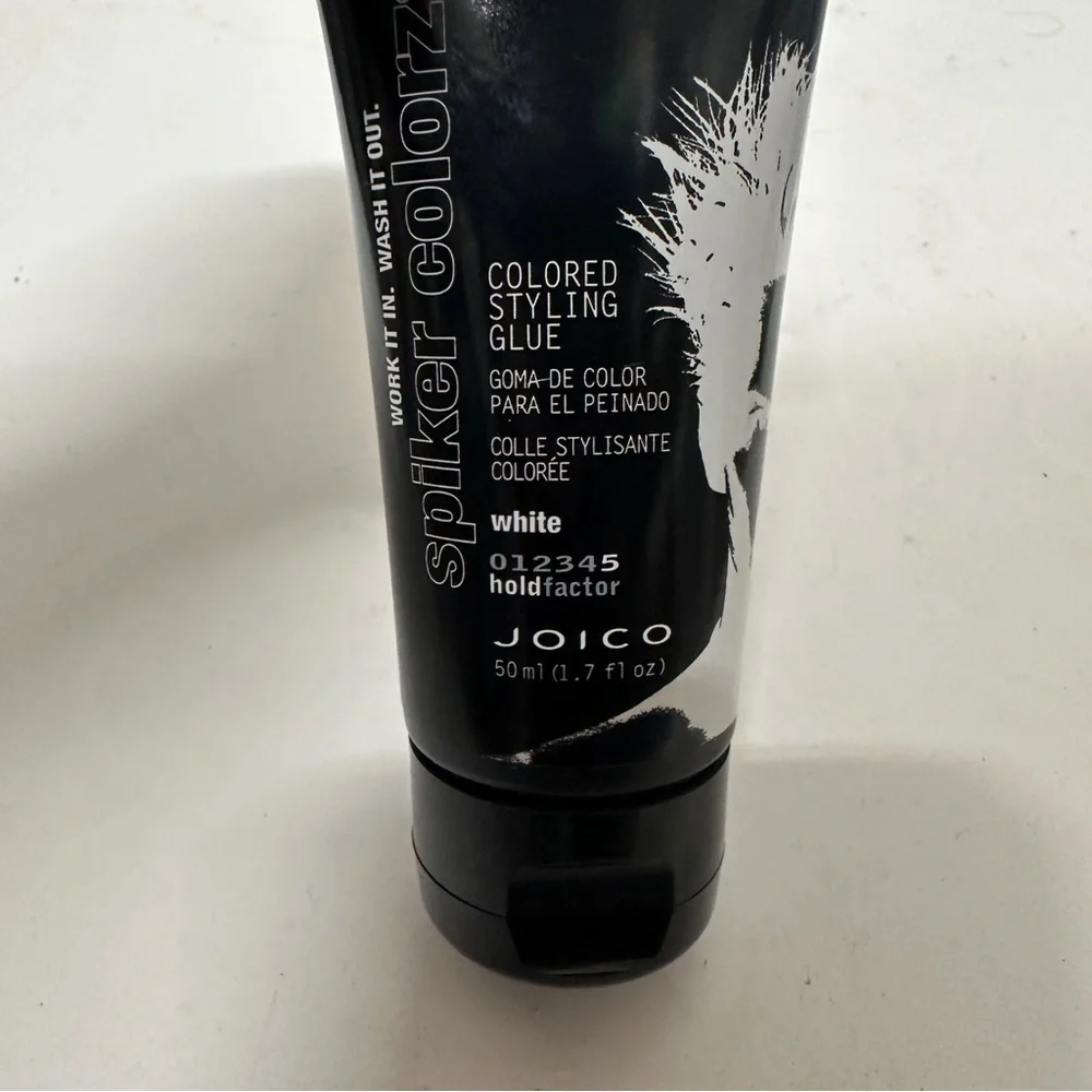Joico Ice Hair Spiker Colorz White 1.7 Oz Color Colored Styling Glue HTF